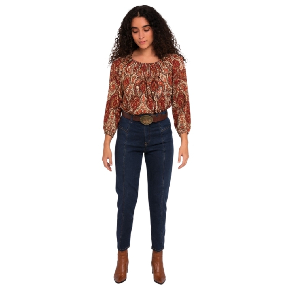 Free People We The Free Skinny Retro Boho Casual Y2K 90's Festival Jeans Women's